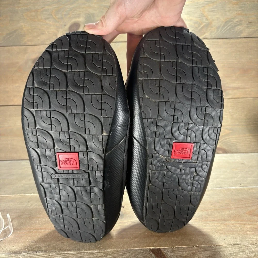 The North Face ThermoBall Mens size 10 shoes Black insulated mule slippers